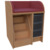 Wickelkommode Breite 83 cm /Treppe, 3 hohe Modulboxen