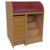 Wickelkommode Breite 83 cm /Treppe, 6 flache Modulboxen