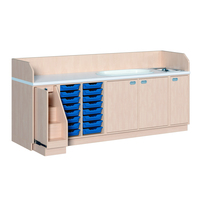 Wickelkommode mit Waschbecken, Badewanne, Treppe