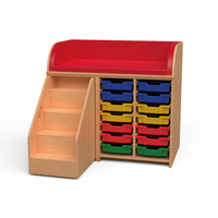 Wickelkommode mit Treppe, Breite 120 cm