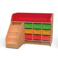 Wickelkommode mit Treppe, Breite 145 cm