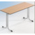 Zweier-Schülertisch - Tischplatte Melamin mit PU-Kante