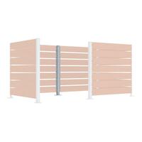 Zwischenpfosten auf Bodenplatte feuerverzinkt