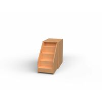 ausziehbare Treppe mit Umbauschrank